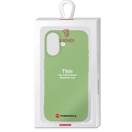 Husa X-Level pentru APPLE iPhone 17 - Subtire, SoftTouch, TPU - verde