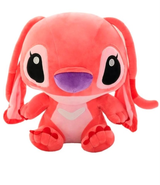 Jucarie din plus Stitch 2XL 65 CM, Personaj din Lilo & Stitch, Roz inchis