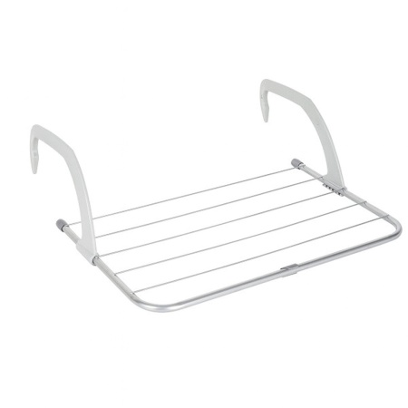 Uscator rufe portabil ZILAN, cadru metalic, suprafata 3m, retractabil, ZLN8952, alb