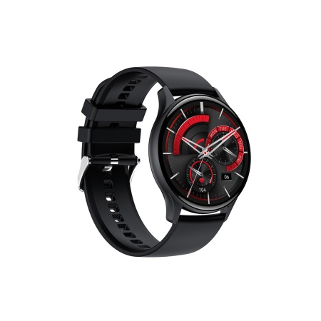 XO J5 - Smartwatch Amoled BT 5.0 Screen Pearl Round Sport Negru