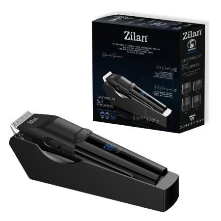 Zilan ZLN8818 Rhodos – Aparat de tuns trimmer 5 in 1, LED, autonomie 60 min, inox