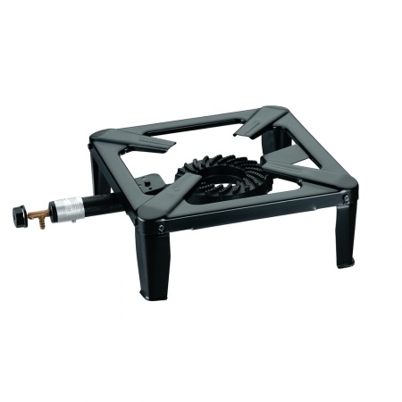 Arzator exterior patrat ZILAN, metal, 25000kcal/h, 40x40cm, ZLN6409, negru