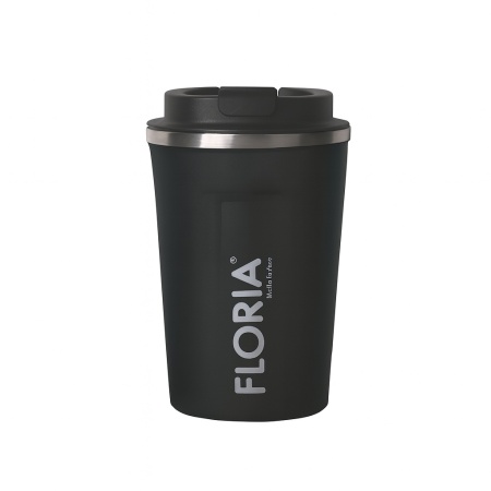 Cana termos cafea FLORIA, 380ml, inox, pereti dublii, mentine 8h rece / 4h cald, ZLN9970, gri