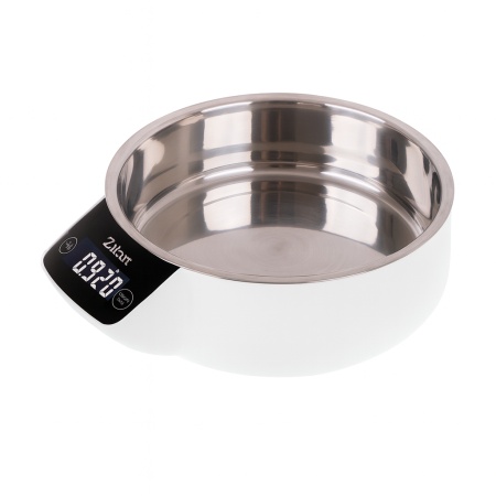 Cantar alimentar digital Zilan ZLN2977, 5kg cu bol 900ml, alb