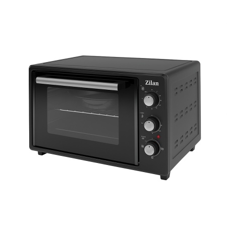 Cuptor electric 35L, Zilan ZLN8894, 1800W, geam dublu, termostat reglabil, timer 90 min, negru