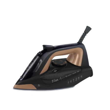 Fier de calcat profesional Aurum, Zilan ZLN4247 3000W, auto-oprire, auto-curatare, negru