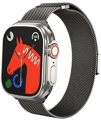 Hoco AS101 – Curea Milanese Metal pentru iWatch 42/44/45/49mm, gri