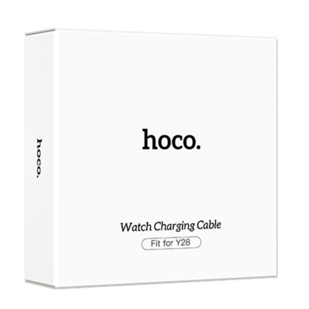 Hoco Y28 – Cablu incarcare wireless pentru smartwatch, USB la Qi 5W, 1m, negru