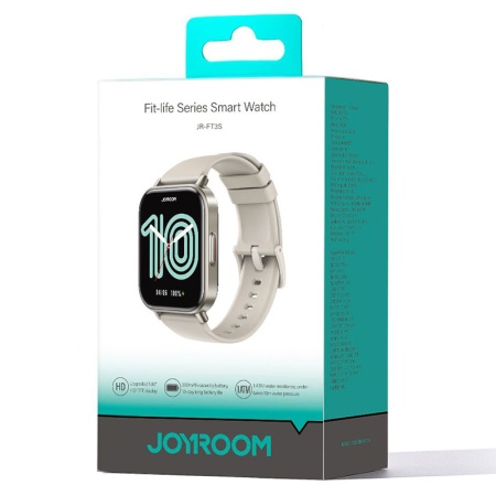Joyroom JR-FT3S - SmartWatch Full Touch, BT5.4, 1.96", Functie Apel, Titanium Gray