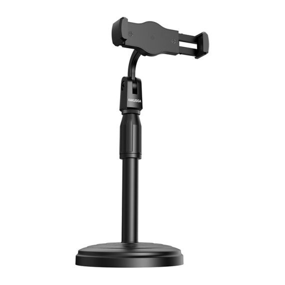 Kakusiga - Suport Birou , cu cleme laterale, 360 grade, MultiAngle, brat telescopic, Negru