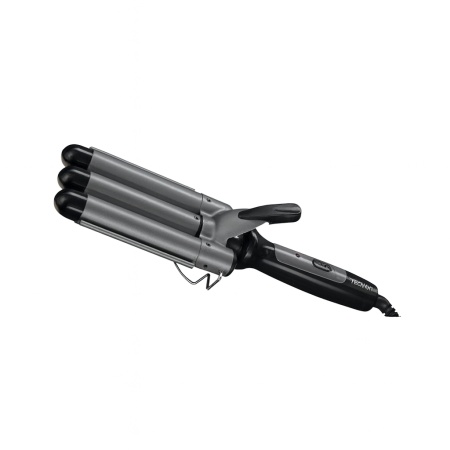 Ondulator par Floria ZLN9419, 3 cilindri ceramici 25mm, 98W, 200°C, negru
