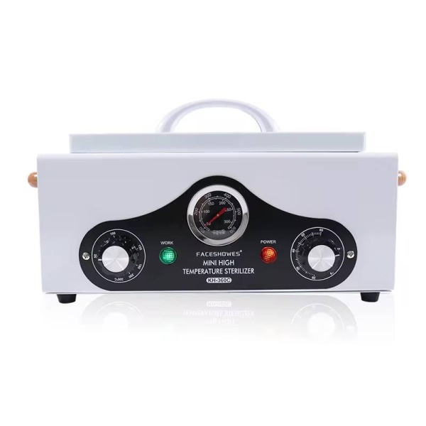 Sterilizator profesional UV Plus 360, pentru ustensile salon manichiura, coafor, Alb