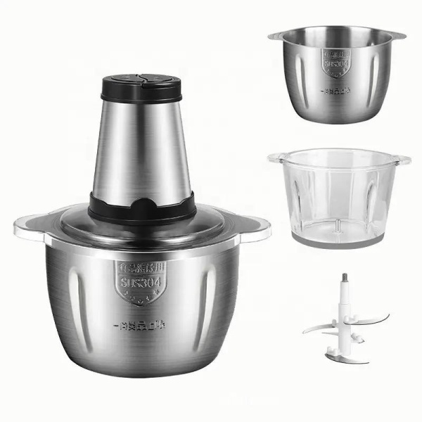 Tocator electric voluminos 3L Smartix, 2 Viteze, 300W, 4 Lame, Inox
