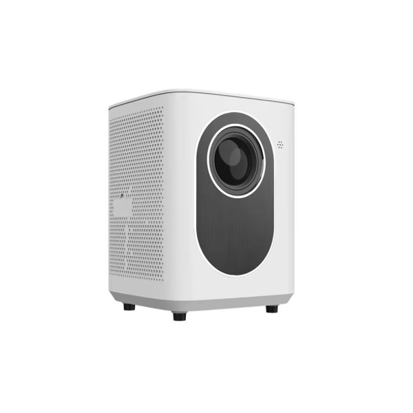 Video proiector Wireless PRO T3 Full HD 1080P, Wi-Fi + BT 5.0 Dual Band, 25DB, Ecran mare de 130 inch, Durata de viata foarte lunga, Alb