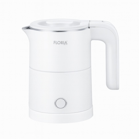 Fierbator electric Floria ZLN1735 – 500ml, 1000W, inox interior, pereti dubli, oprire automata, alb