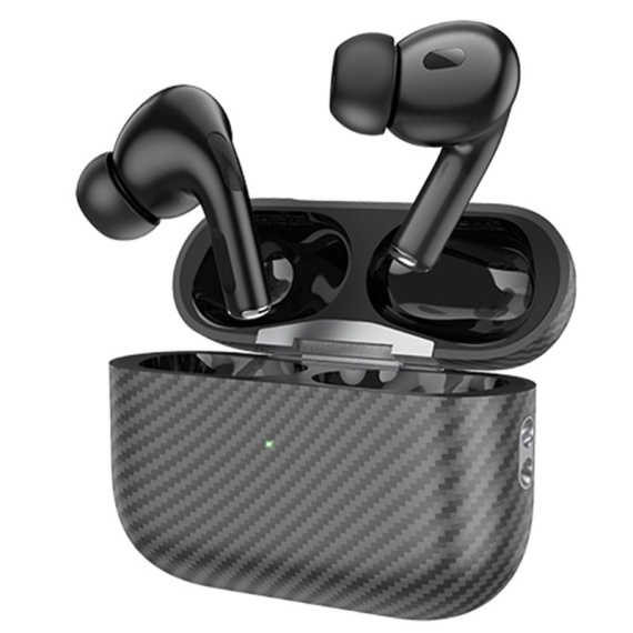 Hoco EW47 Plus - Casti Wireless, Ear Buds, Bluetooth 5.3, In-Ear, 200h Stand-By Carbon Design, 350mAh, Negru