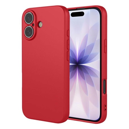 Husa Maxcell pentru APPLE iPhone 17 – Soft MicroFiber, TPU - roșu pur