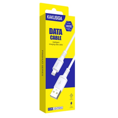 Kaku KSC-419 - Cablu Date si Incarcare, USB la Lightning, 18W, 2.4A, 1m, Alb