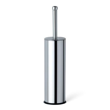 Perie WC ZILAN, suport inox lucios, recipient interior, ZLN6928, argintiu