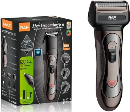 Raf R4018 – Set multifunctional 3 in 1 Tuns, Ras si Trimmer Nas/Urechi, reincarcabil
