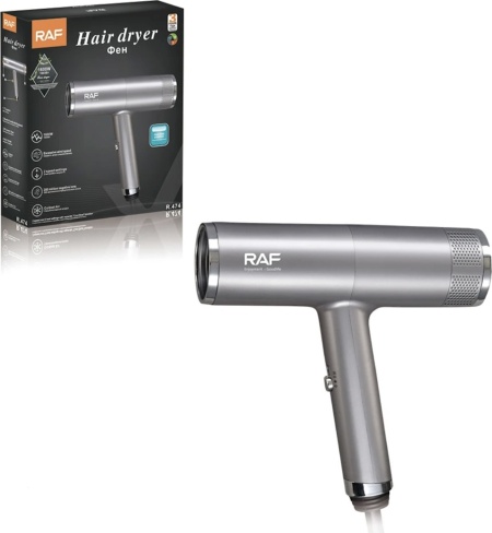Raf R474 – Uscator de par ionic, 1600W, 2 viteze, 3 setari temperatura, duza concentratoare