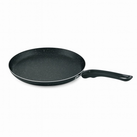 Tigaie clatite ZILAN, 25cm, aluminiu interior granit Non Stick, maner bachelita, ZLN2010, gri