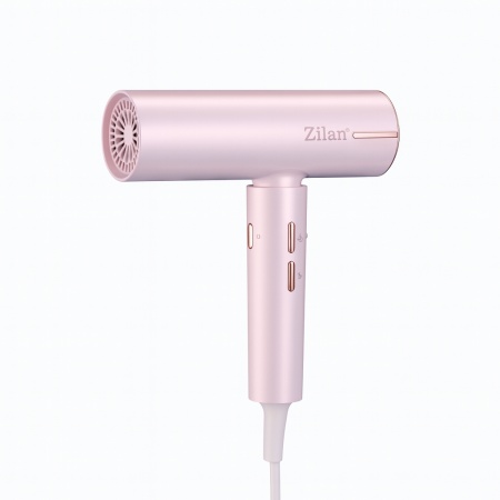 Uscator de par Zilan ZLN9181, tehnologie IQ, 3 trepte viteza si temperatura, functie ionica, motor BDLC, 1800W, negru