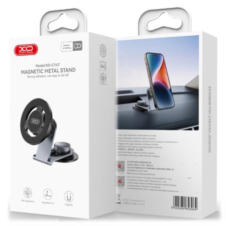 XO C147 – Suport auto magnetic pentru bord Metallic MultiAngle