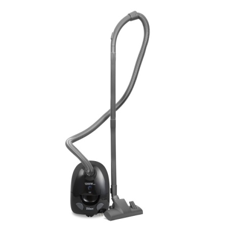 Aspirator cu sac 1200W Zilan ZLN8471, sac textil 2L, derulator automat cablu 5m, negru