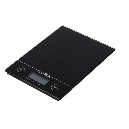 Cantar de bucatarie digital Zilan ZLN1686, 5kg din sticla securizata, negru