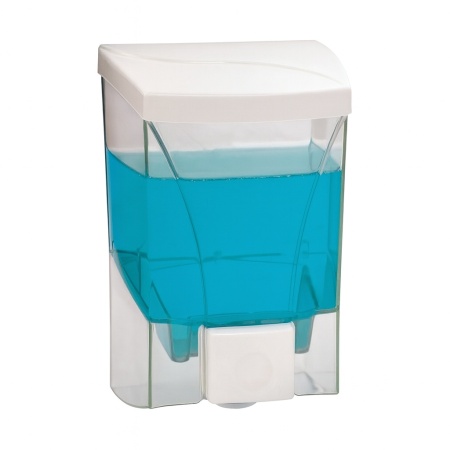Dispenser sapun lichid LISA ZILAN, 1000ml, montaj perete, plastic, ZLN4308, alb