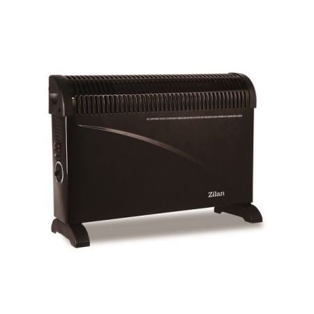 Floria ZLN6843 – Convector electric de podea 2000W 3 trepte cu termostat reglabil, Negru