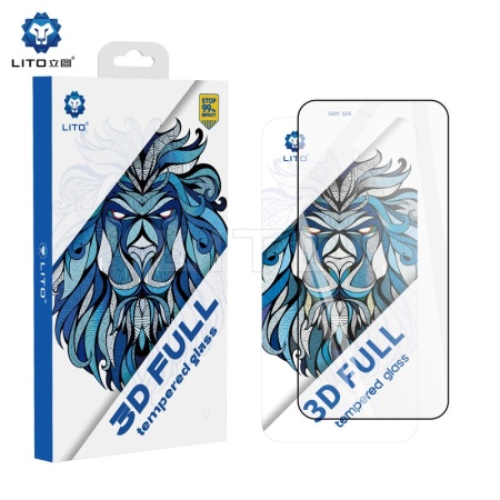 Folie protectie ecran 2.5D FullGlue LITO pentru SAMSUNG Galaxy S21 Plus G996, FullGlass 9H, Black