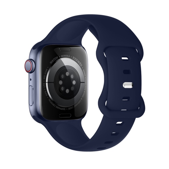 Hoco WA15 - Curea pentru iWatch, Clasica, Silicon, compatibil cu 38/40/41mm, Albastru