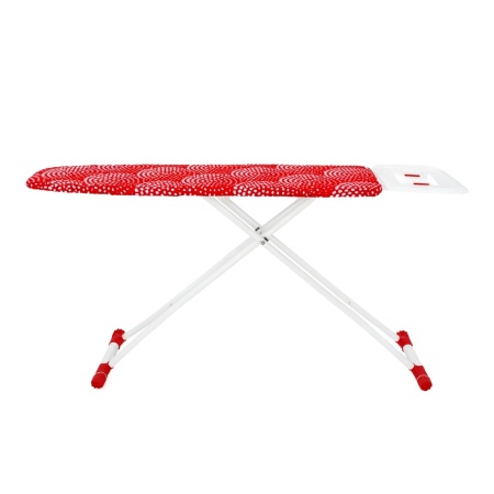 Masa de calcat ZILAN BIANCO, 37x117cm, cadru metalic, husa panza, suport fier, ZLN3482, multicolor