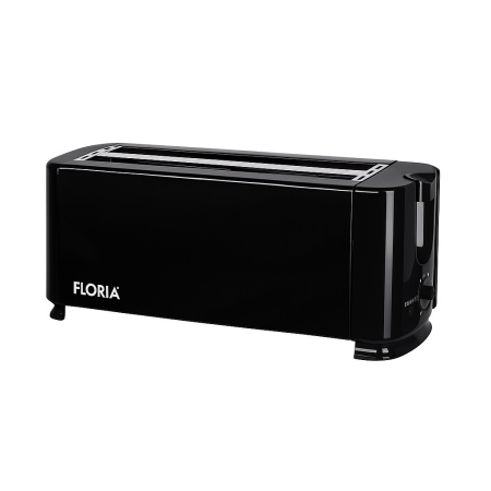Prajitor de paine dublu Floria ZLN2706 – 1300W, 4 felii, 6 nivele de rumenire, oprire automata, protectie supraincalzire, negru