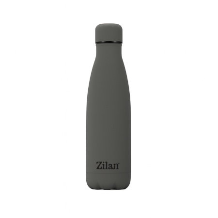 Sticla termos ZILAN, 500ml, inox SUS304, mentine 24h rece / 18h cald, ZLN0822, gri