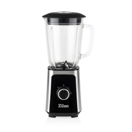 Blender inox 1000W, Zilan ZLN3925, 1.5L, 2 viteze + impuls, negru