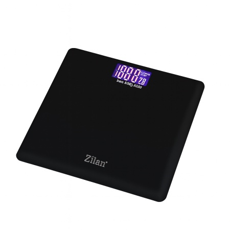 Floria ZLN1971 – Cantar corporal sticla securizata 3-180kg, display LCD, negru