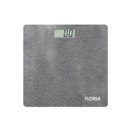 Floria ZLN1987 – Cantar corporal sticla securizata 150kg, display LCD, gri