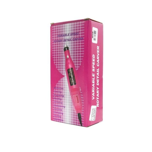 Freza electrica manichiura, 15W, 10000 rpm, Roz