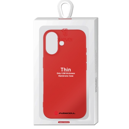 Husa X-Level pentru APPLE iPhone 17 - Subtire, SoftTouch, TPU - rosu