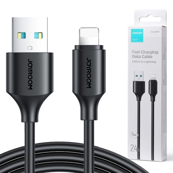 Joyroom S-UL012A9 - Cablu Date si Incarcare, USB-A la Lightning, 2.4A, 1m, Negru