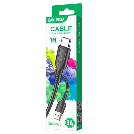 Kaku KSC-805 - Cablu Date si Incarcare, USB la Type-C, 18W, 2.4A, 1m, Negru