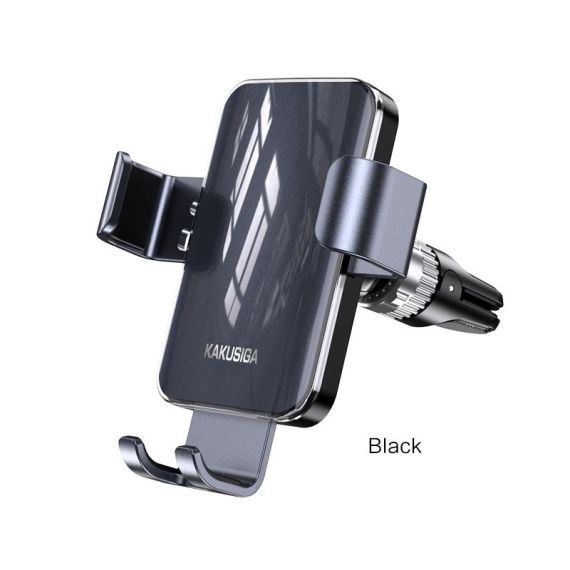Kaku KSC1496 - Suport Auto, Cleme laterale, 360°, Montaj Ventilatie, brat flexibil, Negru
