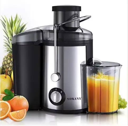 Storcător fructe 850W, 2 viteze Gri