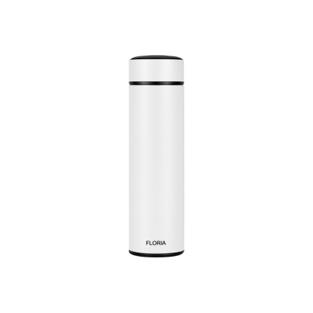 Termos digital FLORIA, 500ml, inox SUS304, afisaj temperatura, mentine 24h rece / 18h cald, ZLN0806, alb