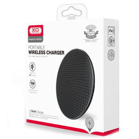XO WX020 – Incarcator wireless universal 15W Qi, negru