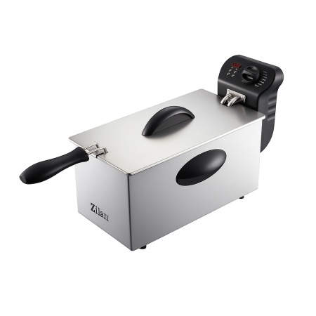 Zilan ZLN1819 – Friteuza 3L, 2180W, termostat reglabil, inox, protectie supraincalzire