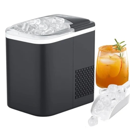 Hoffmans HM9811 – Masina de gheata portabila 120W, 1.5L, ABS, negru